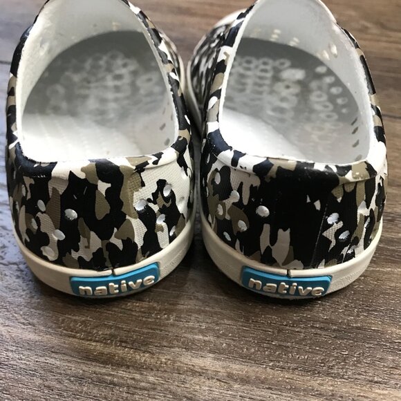 Native Jefferson Child Shoes Unisex Baby Size 5 Camouflage Waterproof Slip-On - Picture 6 of 9
